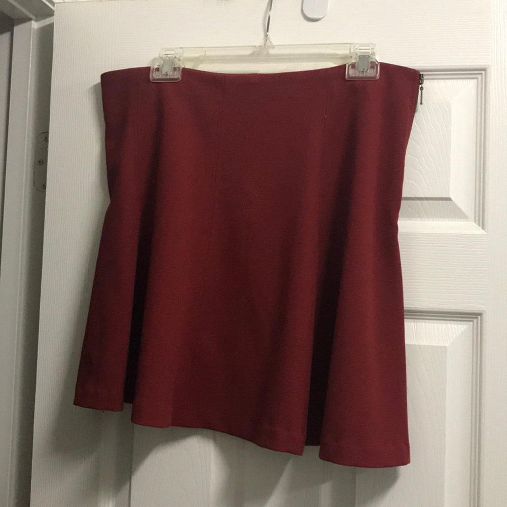Red skirt